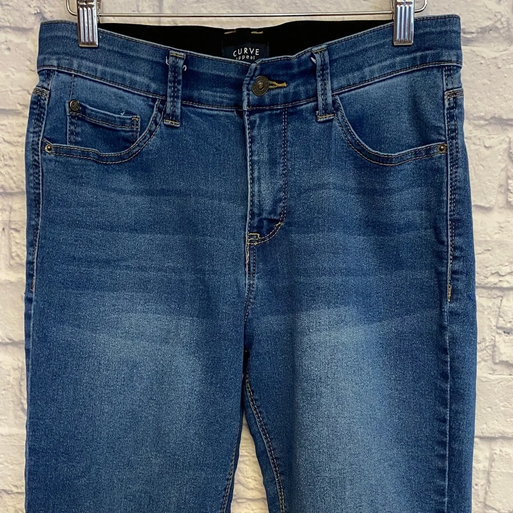 Curve Appeal High Rise Skinny Jeans Size 8/29 - Picture 3 of 9